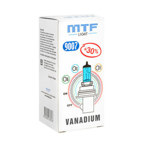 Галогенная лампа MTF Light серия VANADIUM HB5 9007 12V 65/55w