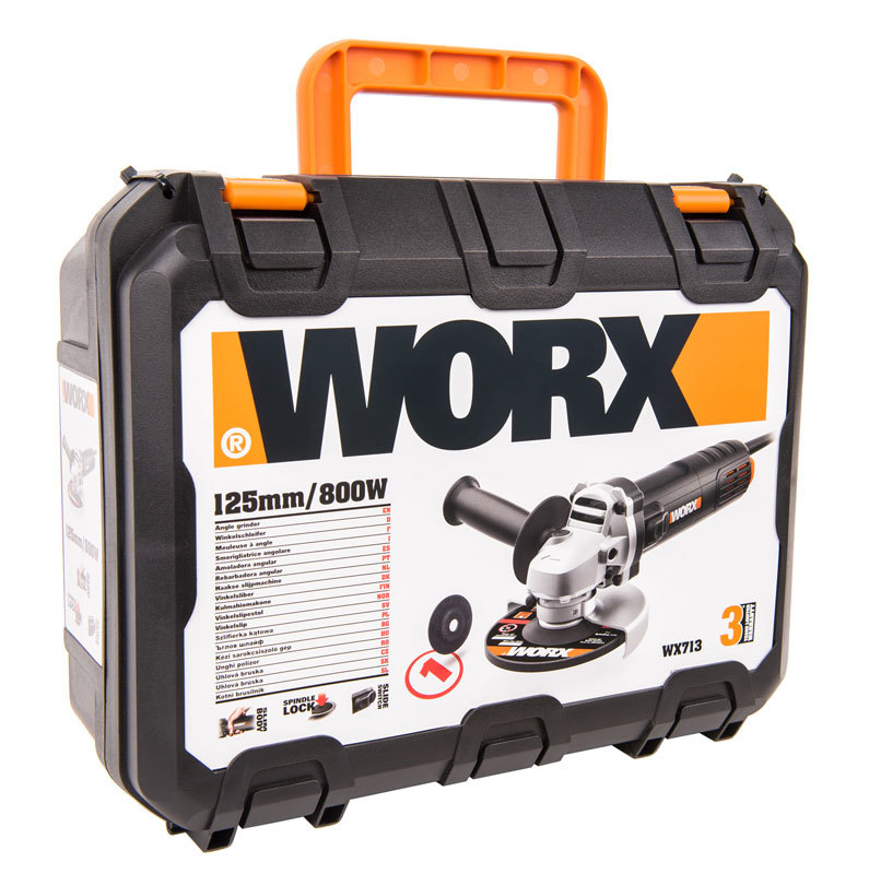 Угловая шлифовальная машина WORX WX713 800Вт, 125мм