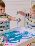 Световая песочница MYPLAYROOM™ с открытым пеналом/короткая 6