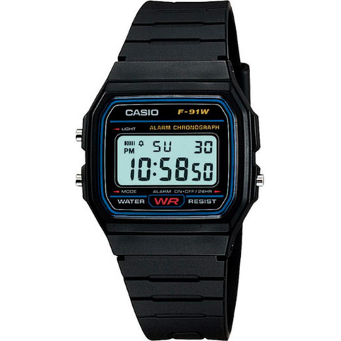 Наручные часы Casio F-91W-1YEG фото