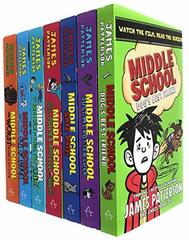 Middle School 7 Books Collection Set by James Patterson (Dogs Best Friend, Just My Rotten Luck, Save Rafe, My Brother