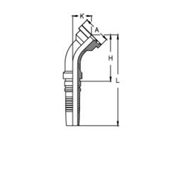 Фитинг DN 20 SFS 3/4 41.3 (45) Interlock TIEFFE