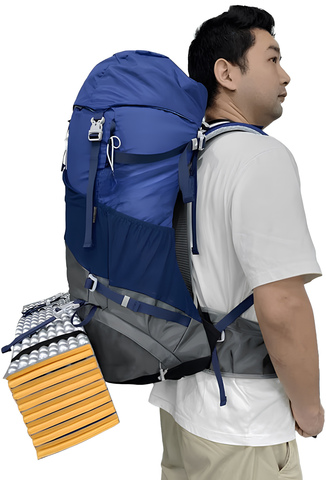 Картинка рюкзак туристический Ai One 8222 navy - 5