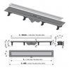 Душевой лоток Alcaplast Simple APZ9-950M