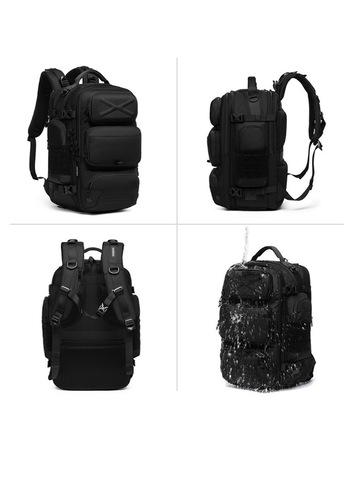 Картинка рюкзак городской Ozuko 9842 Black - 11