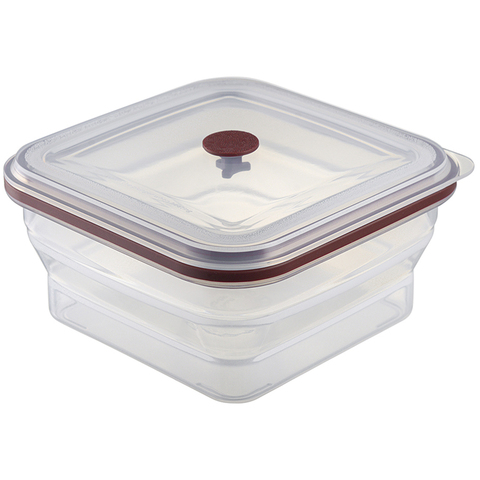 Контейнер для хранения складной 1.2л Smart Solutions Silikobox квадратный