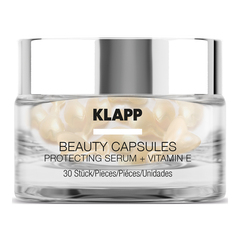 KLAPP Капсулы для лица BEAUTY CAPSULES Protecting Serum + Vitamin E, 30 шт*0,4 мл