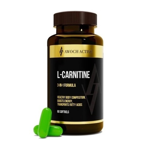 Л-карнитин L-Carnitine 60 таб AWOCHACTIVE