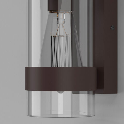 Уличный настенный светильник Elektrostandard Falcon 35167/D темно-коричневый