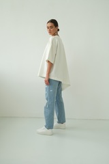 Футболка-пончо