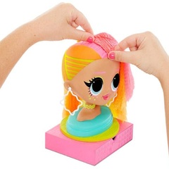 Манекен для создания Причесок Неонлишес ЛОЛ ОМГ