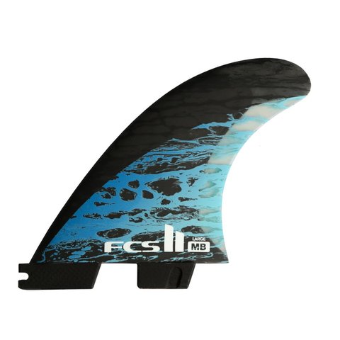 FCS II MB PC Carbon Tri Retail Fins Blue Large