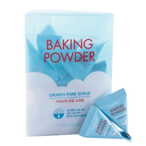 Etude House Baking Powder Crunch Pore Scrub, Скраб для лица с содой в пирамидках  7 гр
