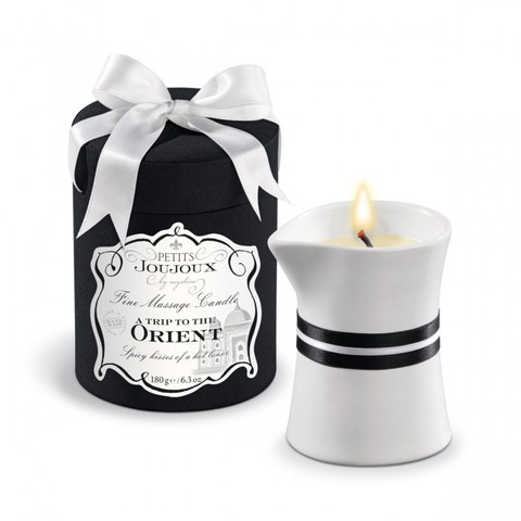 Массажное масло в виде большой свечи Petits Joujoux Orient с ароматом граната и белого перца - MyStim 46704