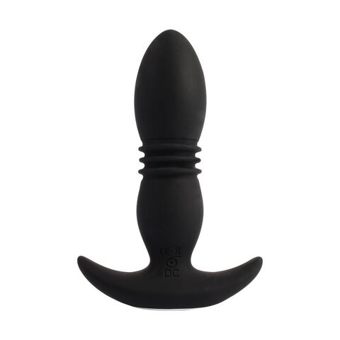 Черная анальная втулка с вибрацией Pinpoint Probe - 14,3 см. - Chisa Beast in Black CN-917531732