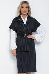 Костюм Деловая женщина (темно-синий) К12463-4 LT Collection