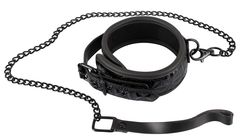 Ошейник и поводок с геометрическим узором Collar with Leash