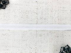 Косая бейка х/б, ш. 1,5 см, белый