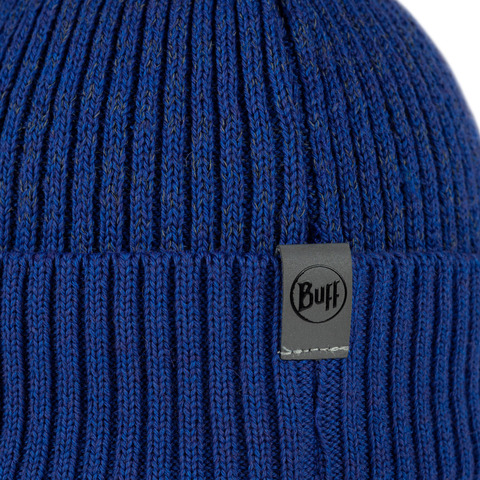 Картинка шапка Buff Hat Merino Active Solid Cobalt - 3