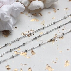 Цепочка стальная с шариками 1,2 мм, 80 см, А150