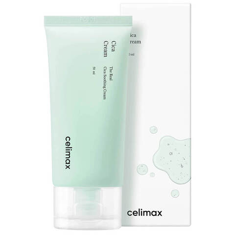 Celimax The real cica soothing cream Крем для лица успокаивающий с центеллой азиатской