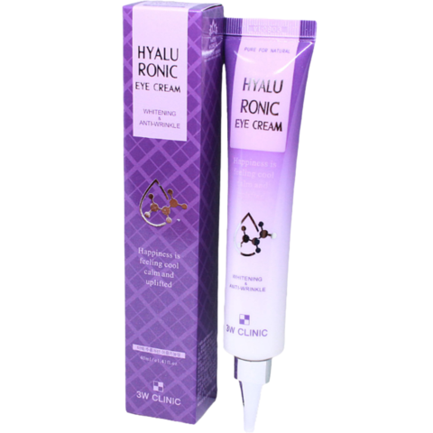 3W CLINIC Hyaluronic Крем для кожи вокруг глаз с гиалуроновой кислотой Hyaluronic Eye Cream
