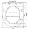 Berges 43344 Комплект : инсталляция NOVUM кнопка F5 Soft Touch черная, унитаз VENTAS Rimless 49 см, сиденье тонкое дюропласт, микролифт, быстросъем