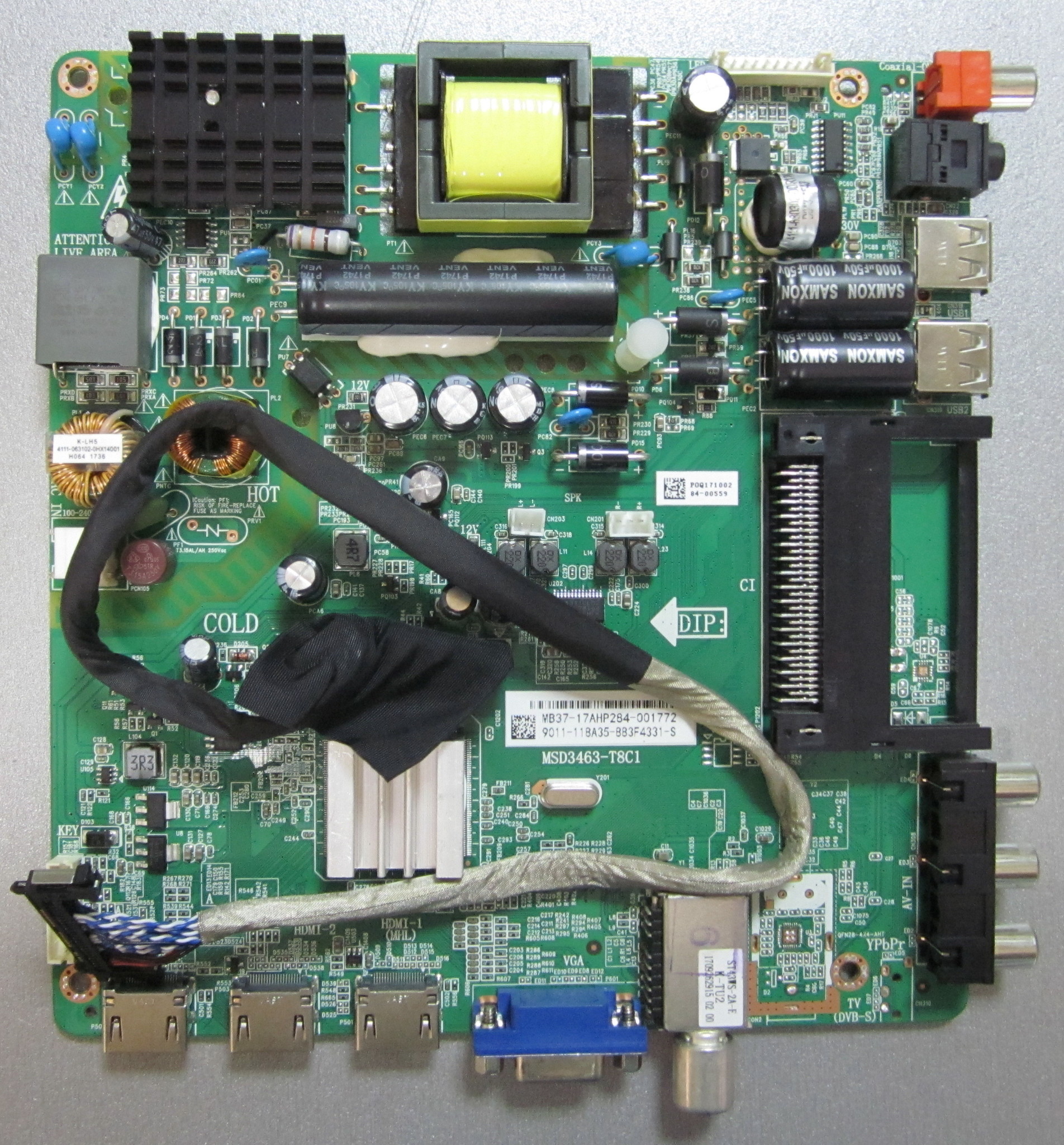Эл схема платы msd3463 t8c1