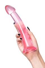 Розовый нереалистичный фаллоимитатор Jelly Dildo XL - 22 см. - 