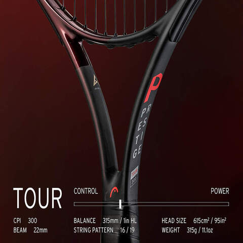 Ракетка теннисная Head Prestige Tour 2021 315g