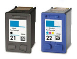 Комплект картриджей T2 IC-H21XL/22XL_MP для HP 21XL + 22XL: C9351CE/C9352CE, черный + цветной