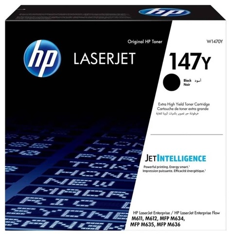 Лазерный картридж HP W1470Y 147Y черный