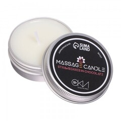 Массажная свеча Оки-Чпоки, Клубника в шоколаде, 30 мл