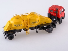 MAZ-5432 (red) and semitrailer K4-AMG 1:43 AutoHistory