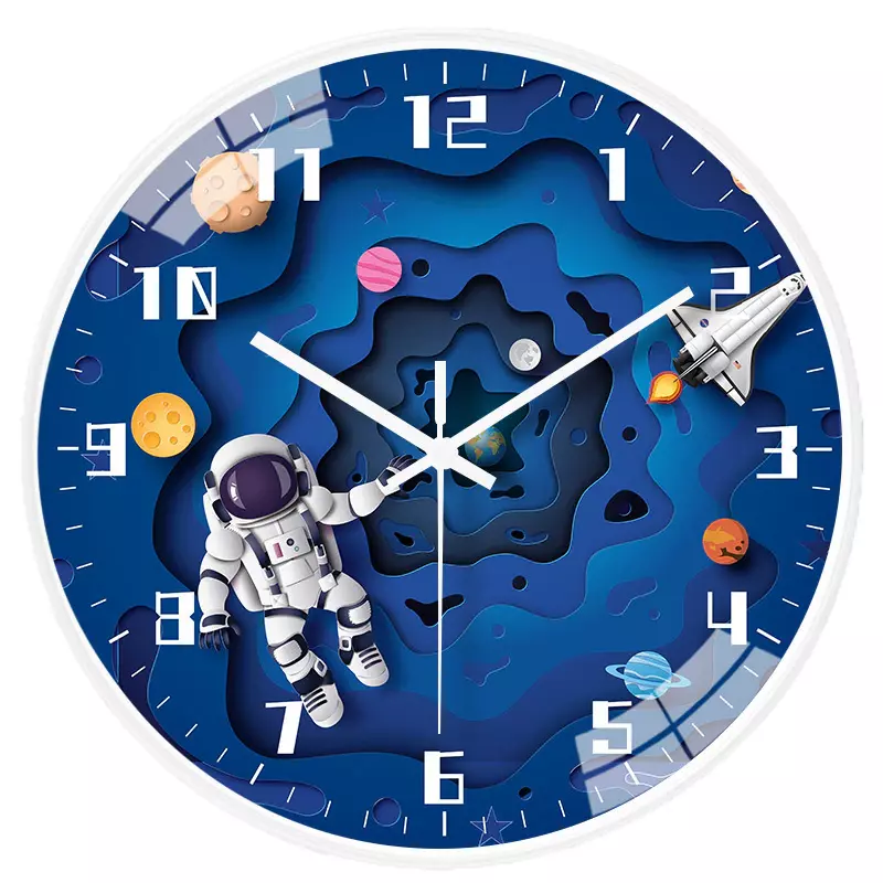 Детские настенные часы Космонавт