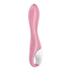 Розовый вибромассажер с функцией расширения Air Pump Vibrator 2 - 20,9 см. - 