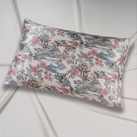 Наволочка 50x70 Mollen Заря жемчужно-белая шелковая