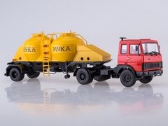 MAZ-5432 (red) and semitrailer K4-AMG 1:43 AutoHistory