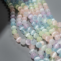 Селенит натуральный "Конфетки", шар, 8,6мм