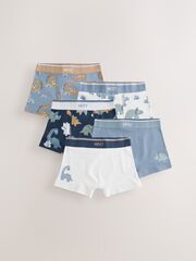 Трусы для мальчика Next E98-868, 5 шт., Голубой, Белый
