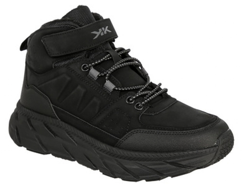 Кедберри ботинки утепленные ,спорт,черн( 37-42)  FNO_23365_black