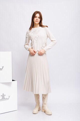 Monari Юбка-плиссе из эко-кожи с эластичным поясом