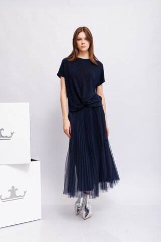 Oui Юбка-плиссе из тюля