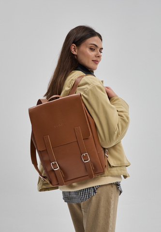 рюкзак бренди коричневый эко