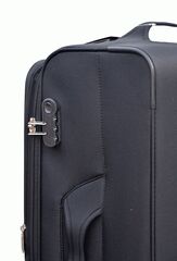 Чемодан Redmond тканевый облегченный средний Черный 68x43x27+3 см 3