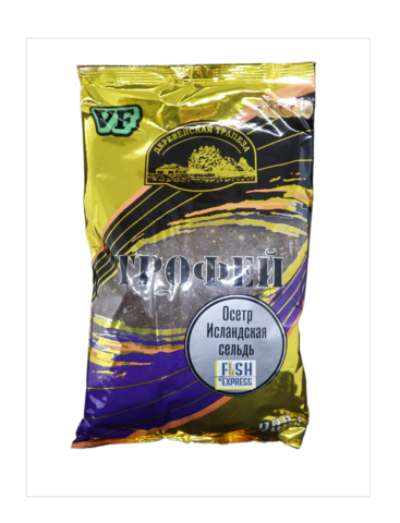 VF Осетр Исландская сельдь Трофей 0,9 кг 10шт/уп. цвет прикормки коричневый