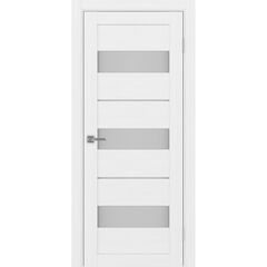 Купить Межкомнатная дверь экошпон Турин 526.122 белый лёд остеклённая