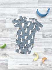 Боди Mjölk Чайки, с коротким рукавом