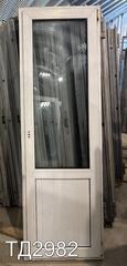 Дверь балконная пластиковая Б/У 2100(в) x 670(ш)