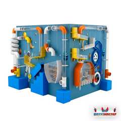 Пневмолабиринт детский «Космодром приключений», 2×1,5×1,8 м